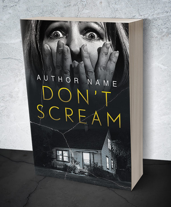 Premade Horror, Mystery, Thriller & Suspense Cover Design: Don’t Scream - Image 2