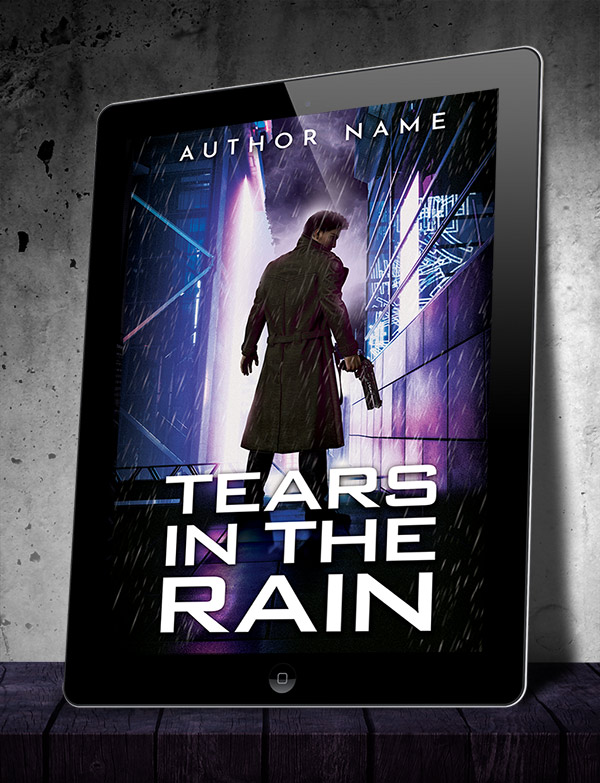 Pre-made Action & Adventure, Dystopia, Sci-Fi Cover Design: Tears in the Rain - Image 3