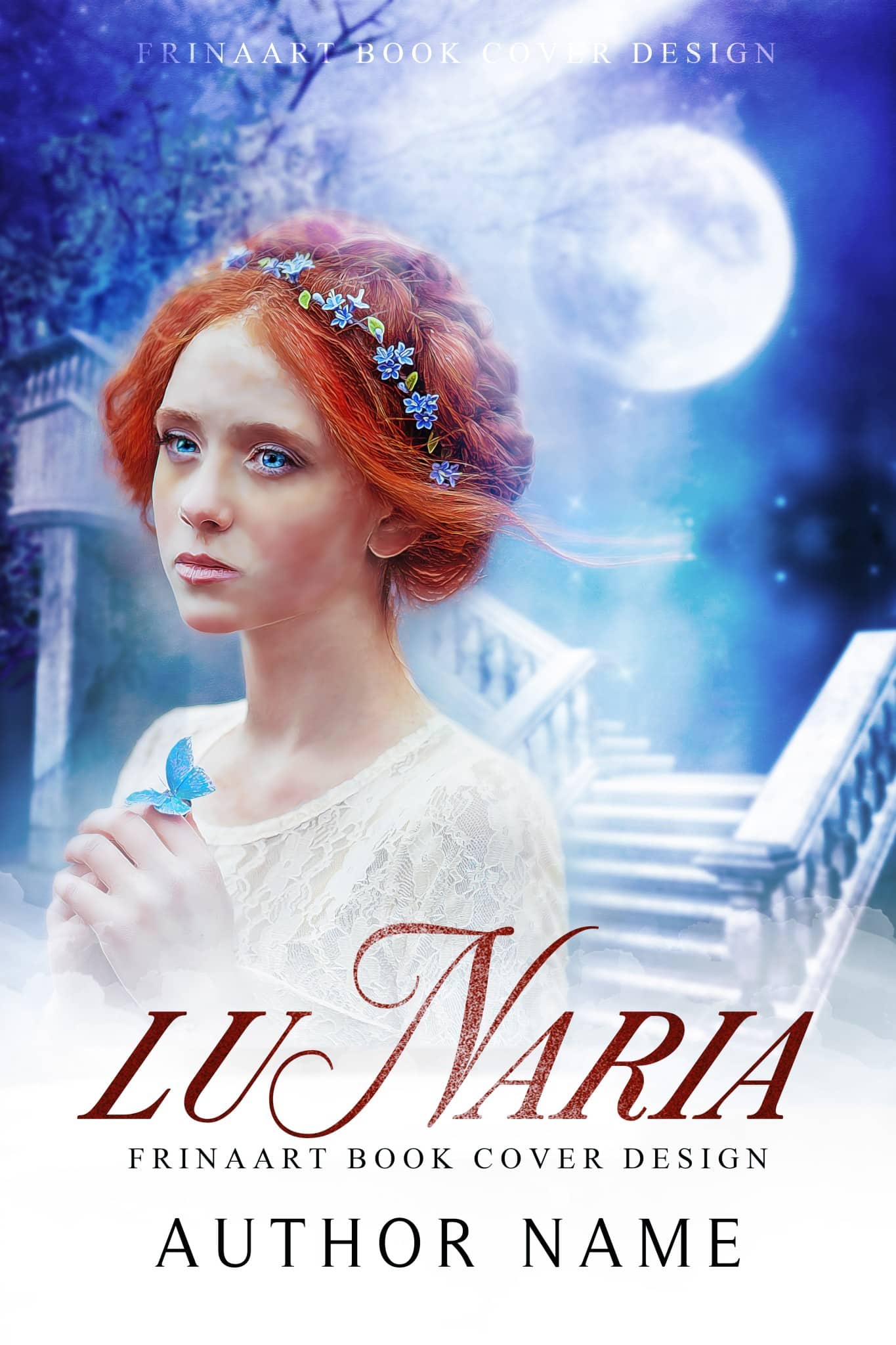LuNaria – Fantasy Romance Premade Book Cover