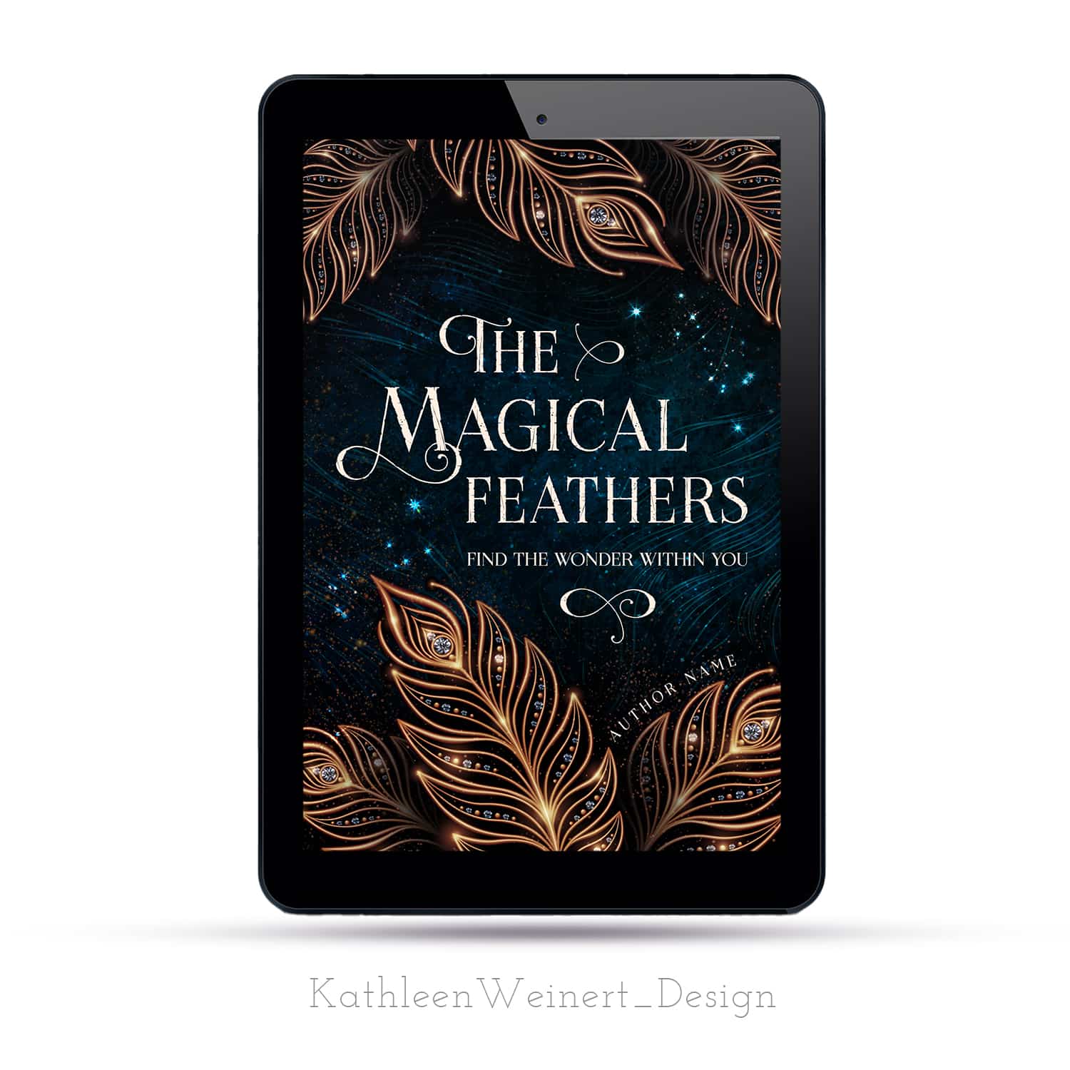 Premade Fantasy, Paranormal, Romance Book Cover: The Magical Feathers | Epic Fantasy - Image 4